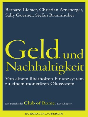 cover image of Geld und Nachhaltigkeit